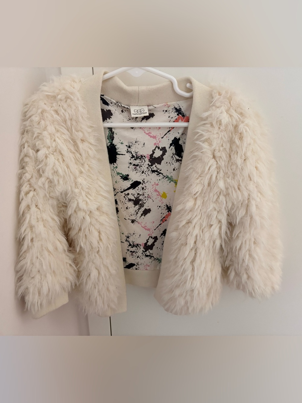 EGG New York Susan Lazar Reversible Faux Fur Jacket 3T